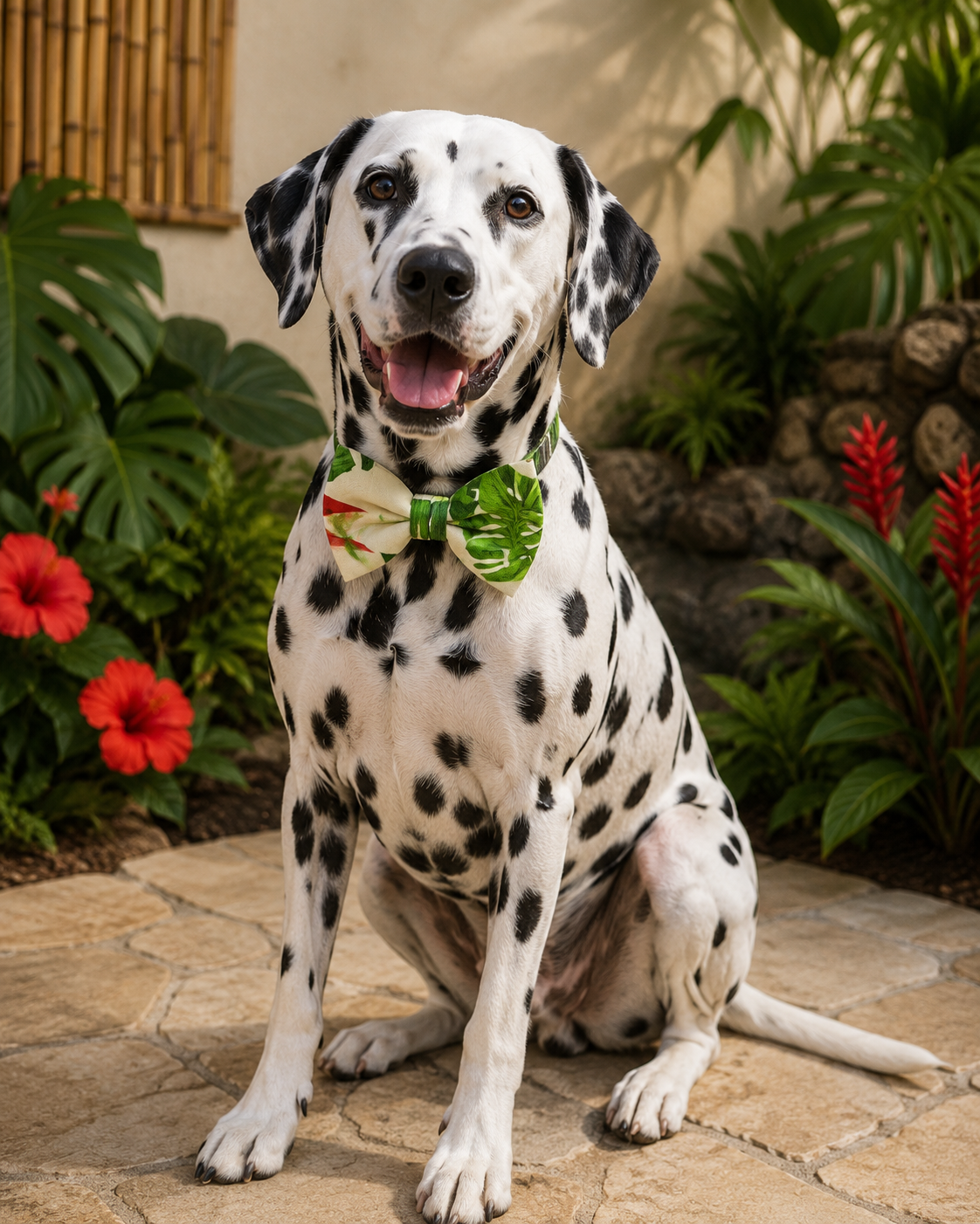 Aloha Dog BowTie