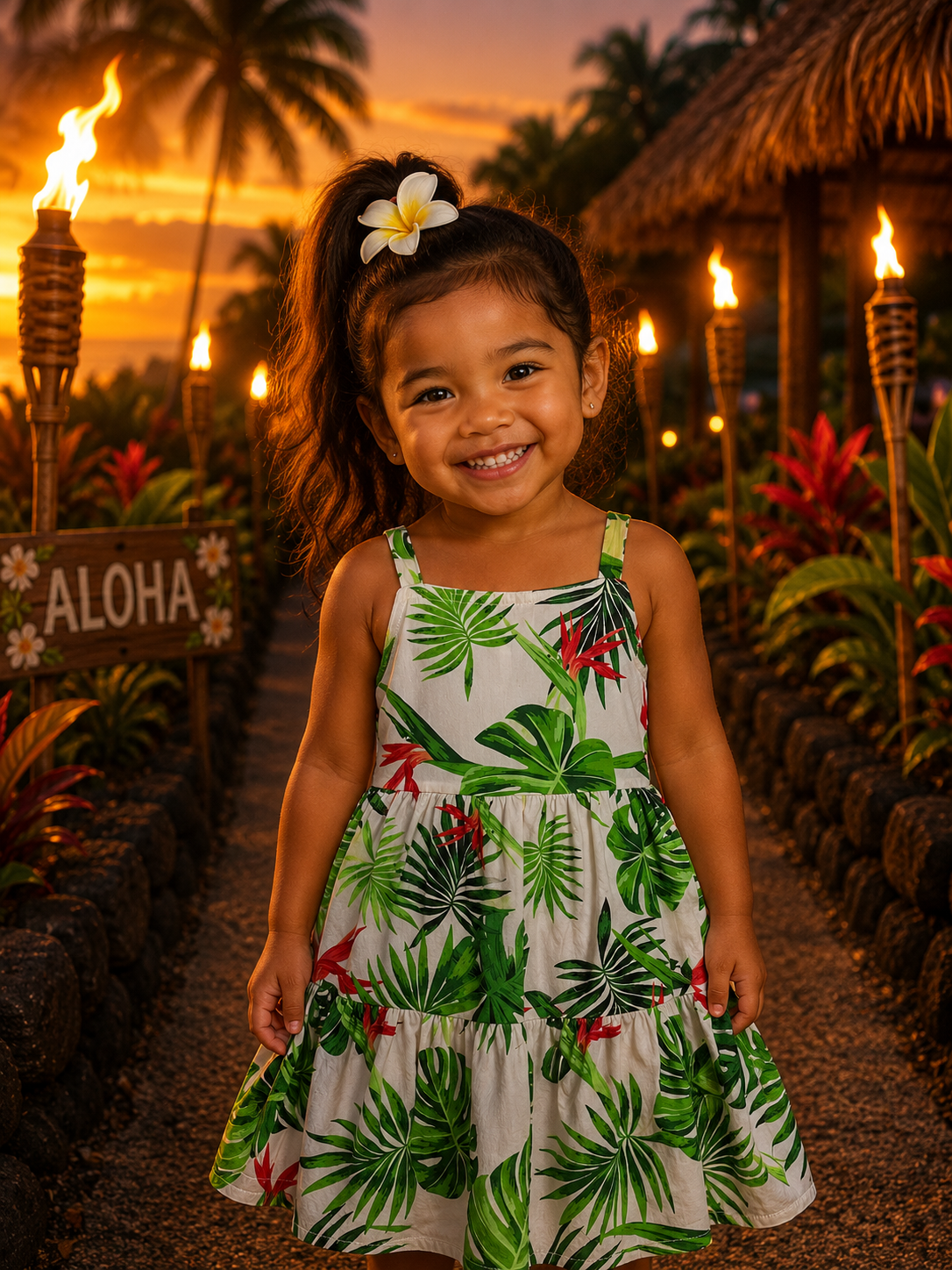 Aloha Twirl Dress