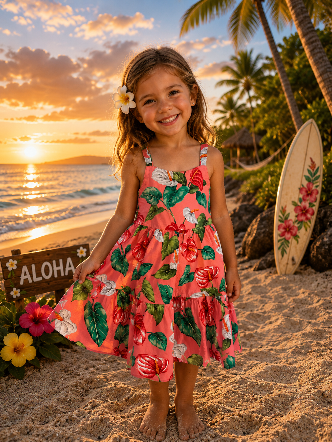 Aloha Twirl Dress